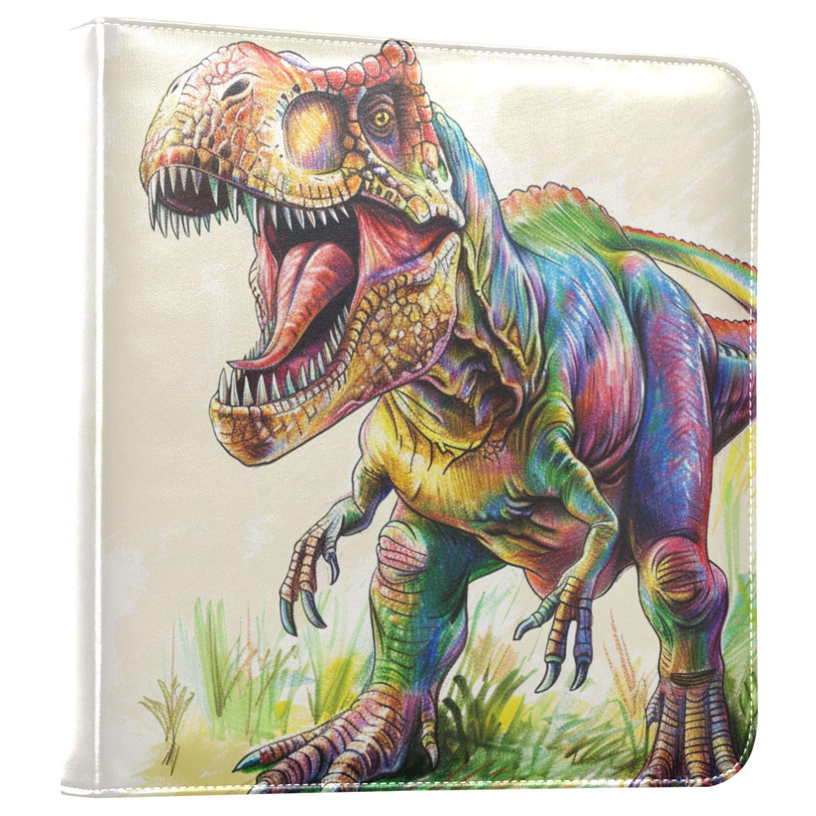 Amazon.com: ALAZA Dinosaur Crayon Dino Drawing Large Photo Album