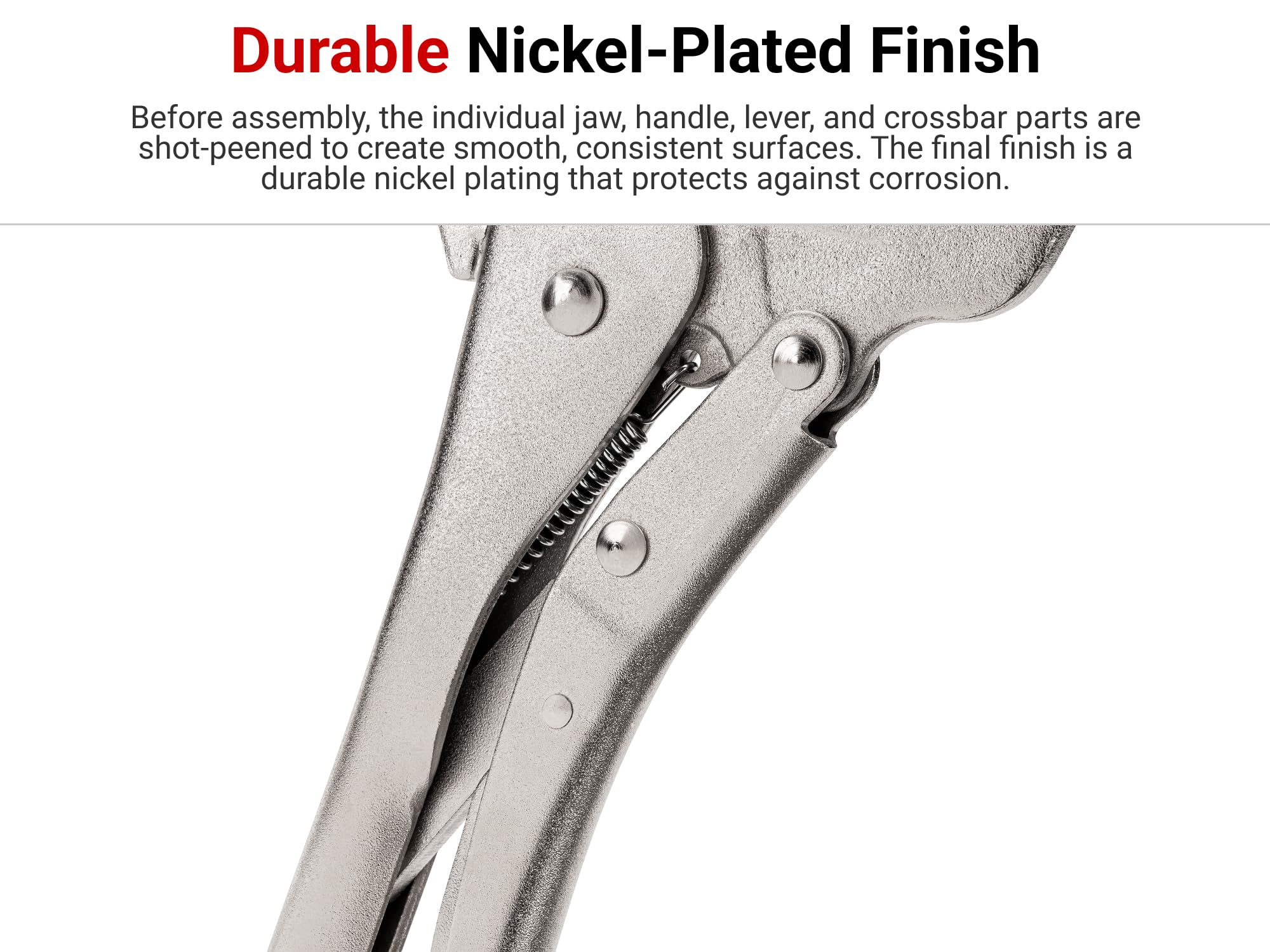 TEKTON Pince De Verrouillage à Mâchoire Droite De 12,7 Cm | PLK00005