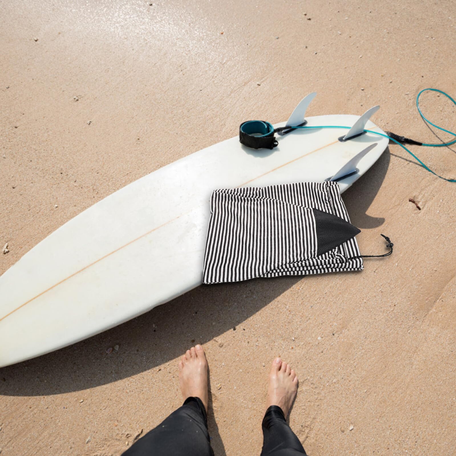 DECHOUS Funda Protectora para Tabla de Surf Bolsa de Viaje para Equipo de Surf Protector Acolchado para Transportar