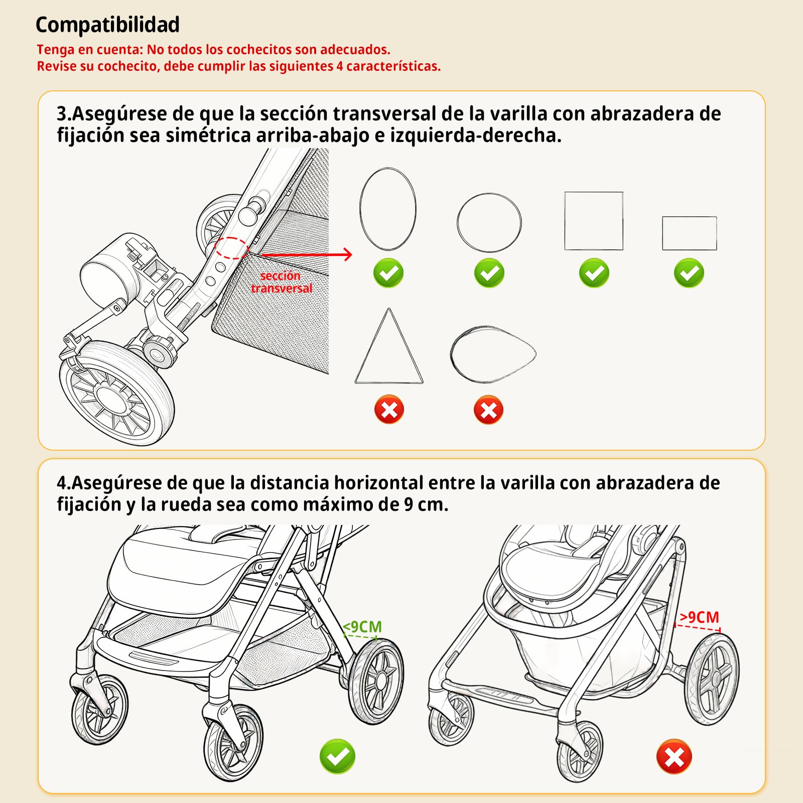 Baby Rocker, Balanceo Asistido del Cochecito, Ayuda Para Dormir Para Bebés, Balancearse suavemente, Diseño innovador, Intensidad-para Algunos Cochecitos