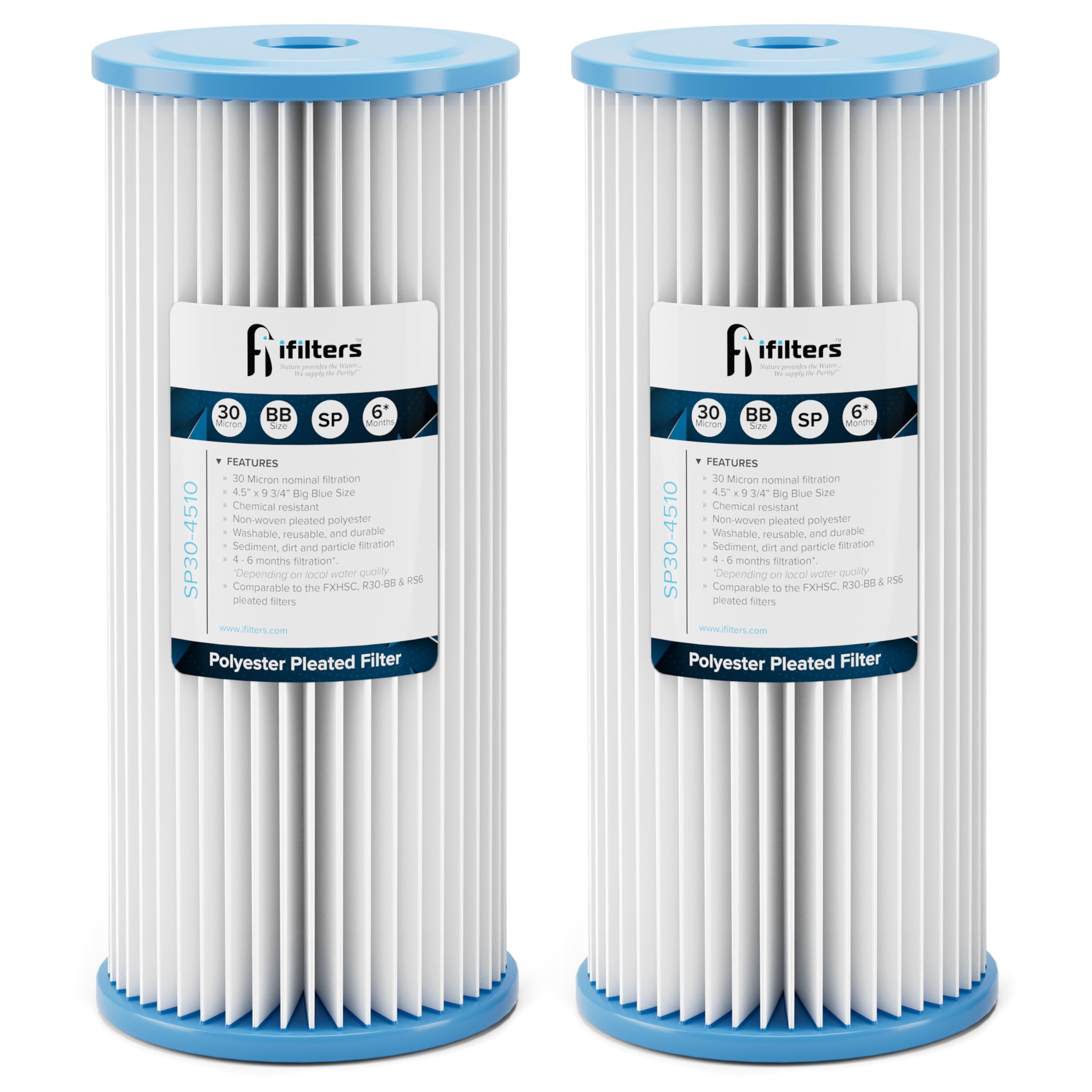 iFilters SP30-4510 Sediment Filter - Whole House Water -3 iFilters SP30-4510 Sediment Filter - Whole House Water -3