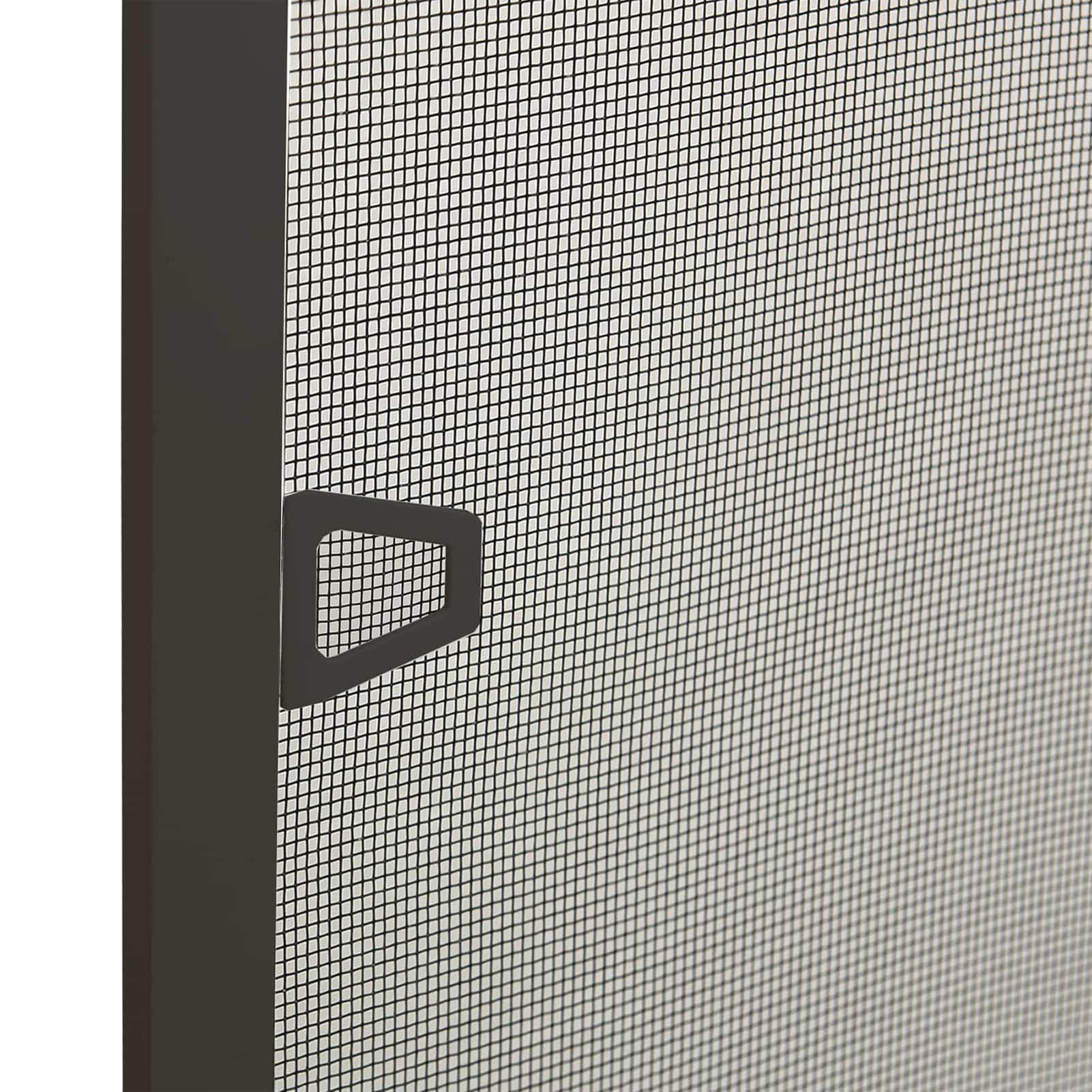 Gecheer Insektenschutzgitter Fenster Anthrazit, Aluminiumrahmen, Glasfasergewebe, 120x140 cm, für Schlafzimmer, Küche, Wohnraum