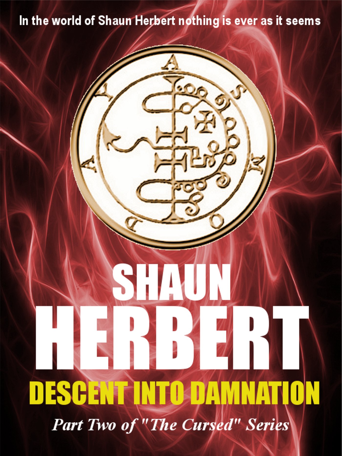 Descent into Damnation (The Cursed Book 2)
