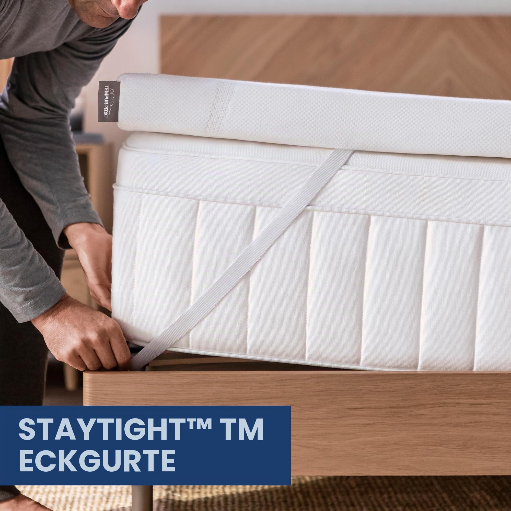 TEMPUR ProForm Supreme Matratzenauflage für Queensize-Bett, 7,6 cm Mittel Twin