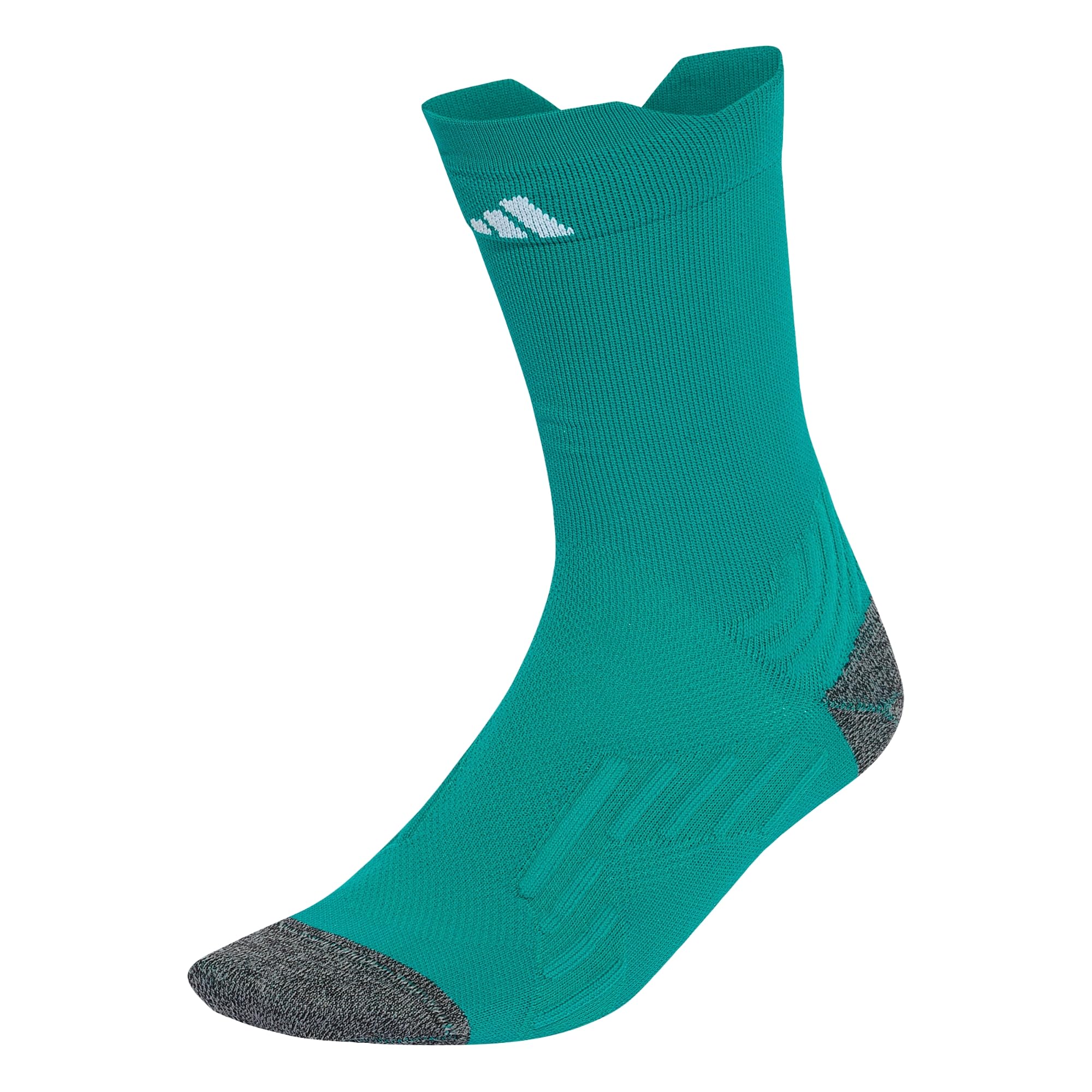 adidas Unisex Running Comfy Crew Sock Socks, Equipment Green/white, L