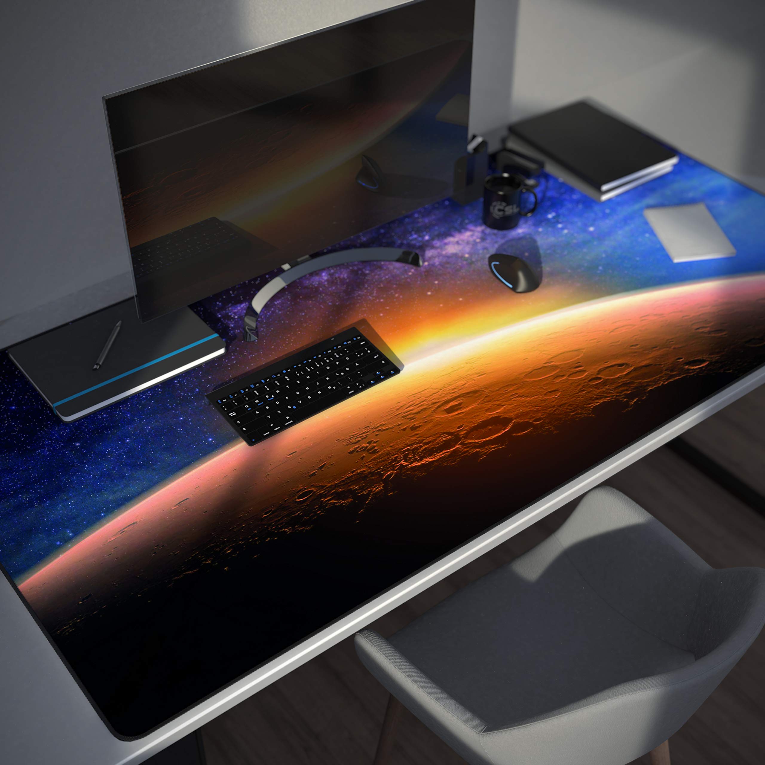 TITANWOLF - Extra grote gamingmuismat 1200 x 400 mm