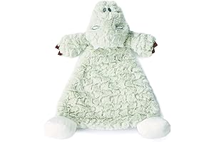 Infant Demdaco Arnie Alligator Mint Green Children's Plush Rattle Blankie