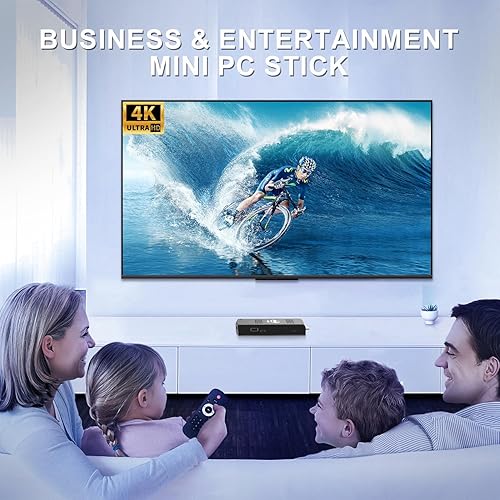Miniatura 4 de Mini PC Stick 1TB SSD 8GB RAM con Celeron J4125 y Windows 11 Pro, soporte para computadora HDMI 4K 60Hz, WiFi de doble banda 2.4G5G, BT 4.2, Gigabit