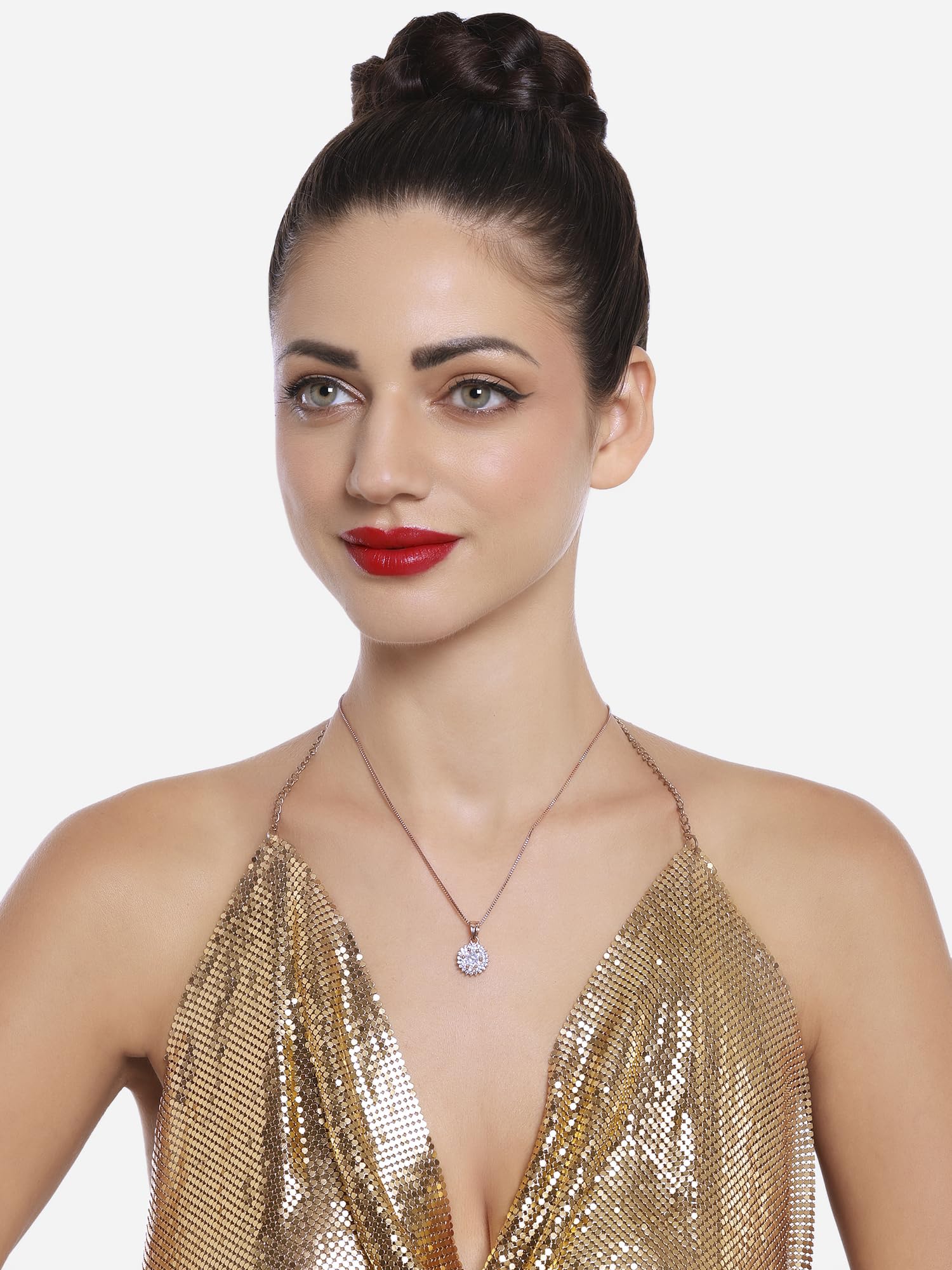 CZ Pendant & Chain for Women