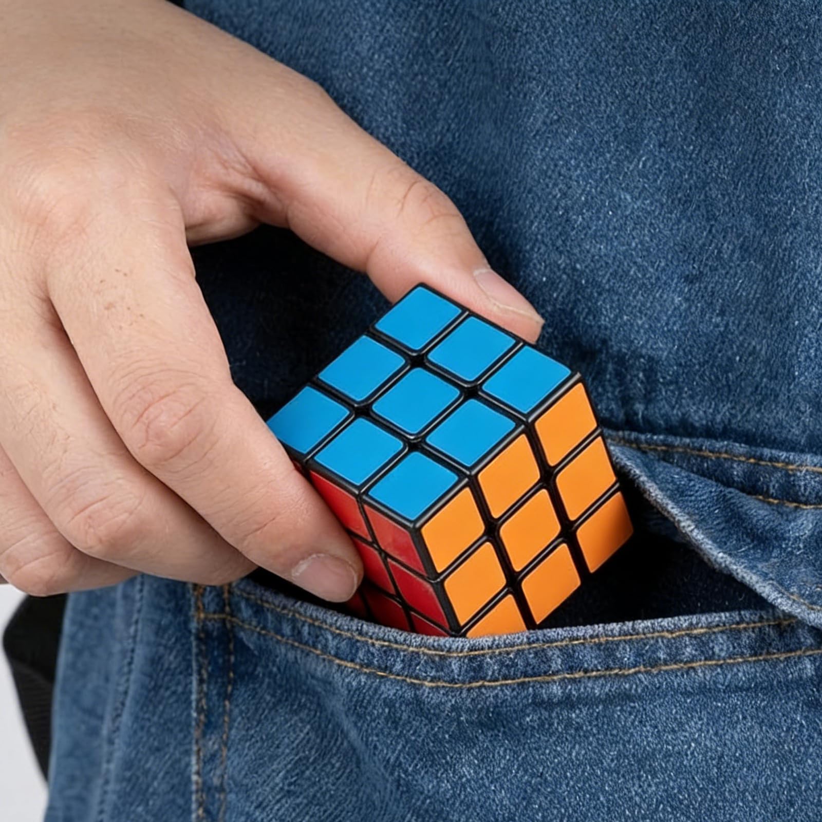 Set Di 18 Mini Cubi Magici 3x3x3 Cm Colorati Rispettosi Dell’Ambiente Ideali per Compleanni Natale Giochi Intelligenti