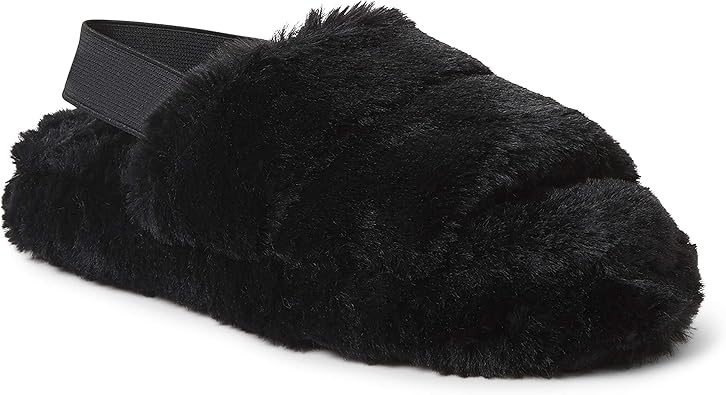 Dearfoam faux fur slippers Outlet