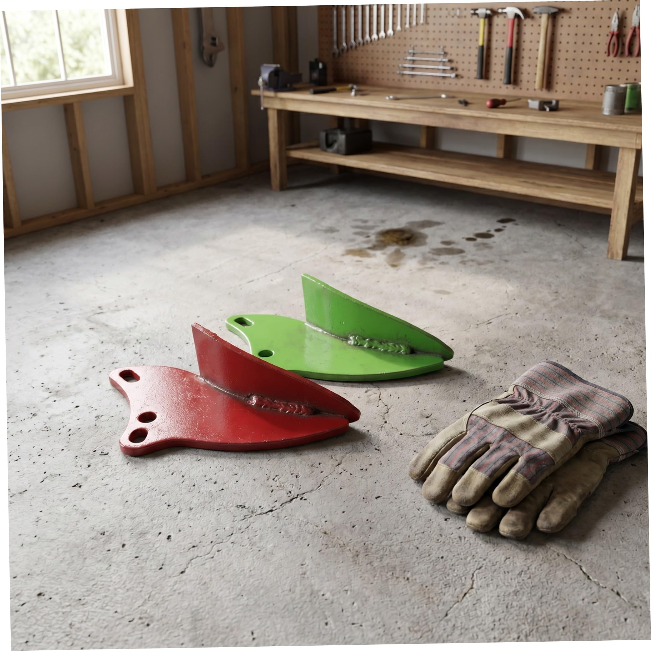 Aratro Laterale per Motocoltivatore Serie 311 310 308 in Acciaio Resistente, Set Lame Rinforzate per Coltivazione Precisa del Suolo in Giardino