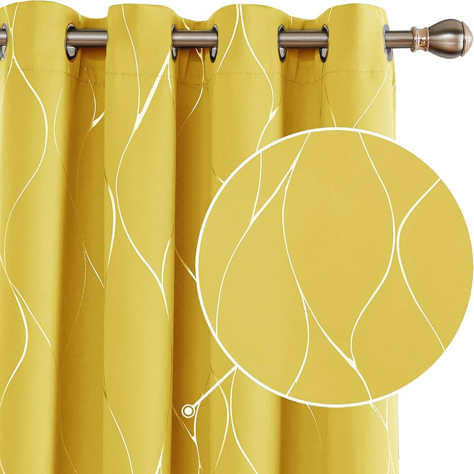 Amazon.co.uk yellow curtains