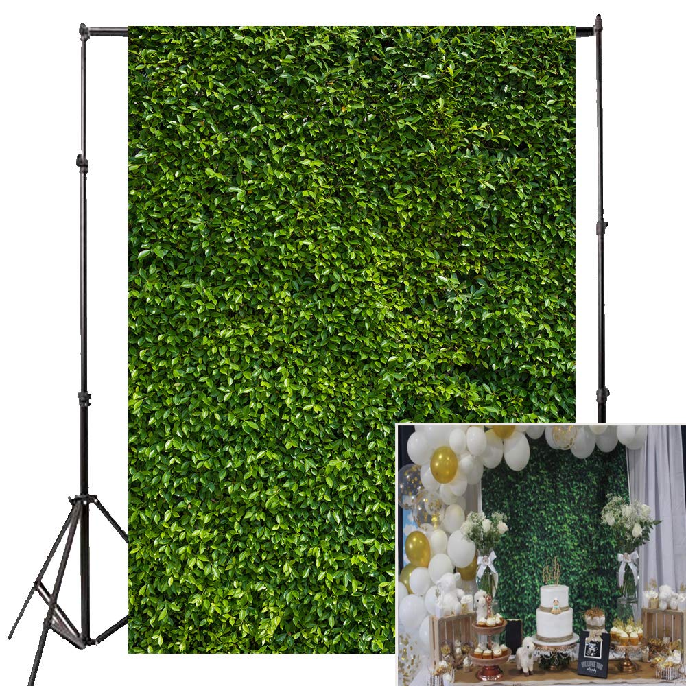 Mocsicka Green Grass Backdrop Spring Natural Lawn Grass Background