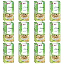 HiPP – Pastina per Svezzamento a Forma di Chioccioline, con Grano Duro Biologico 100% Italiano, 12 Confezioni 320 gr
