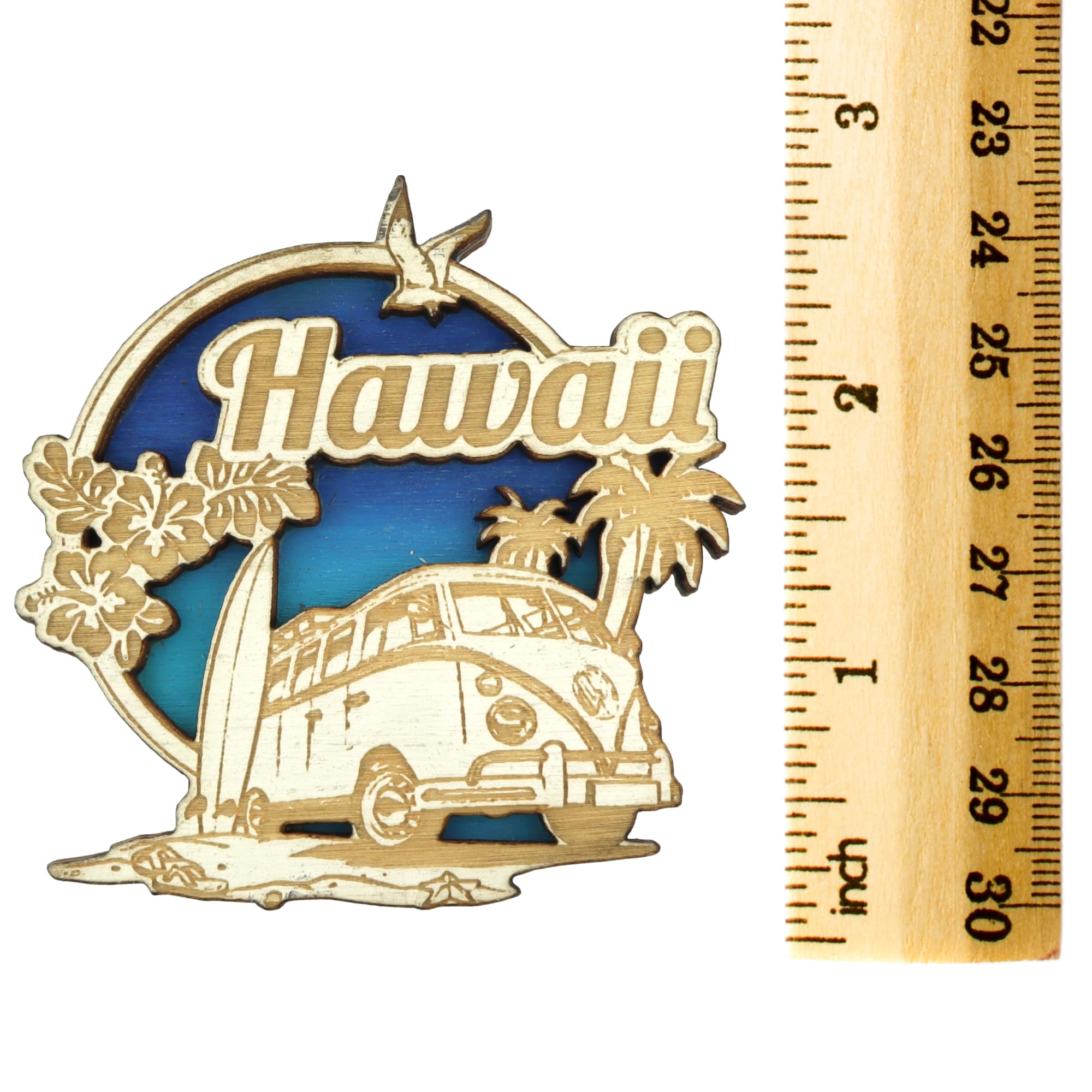 Hawaii USA - Adesivo magnetico per frigorifero con apribottiglie per souvenir turistici, collezione regalo