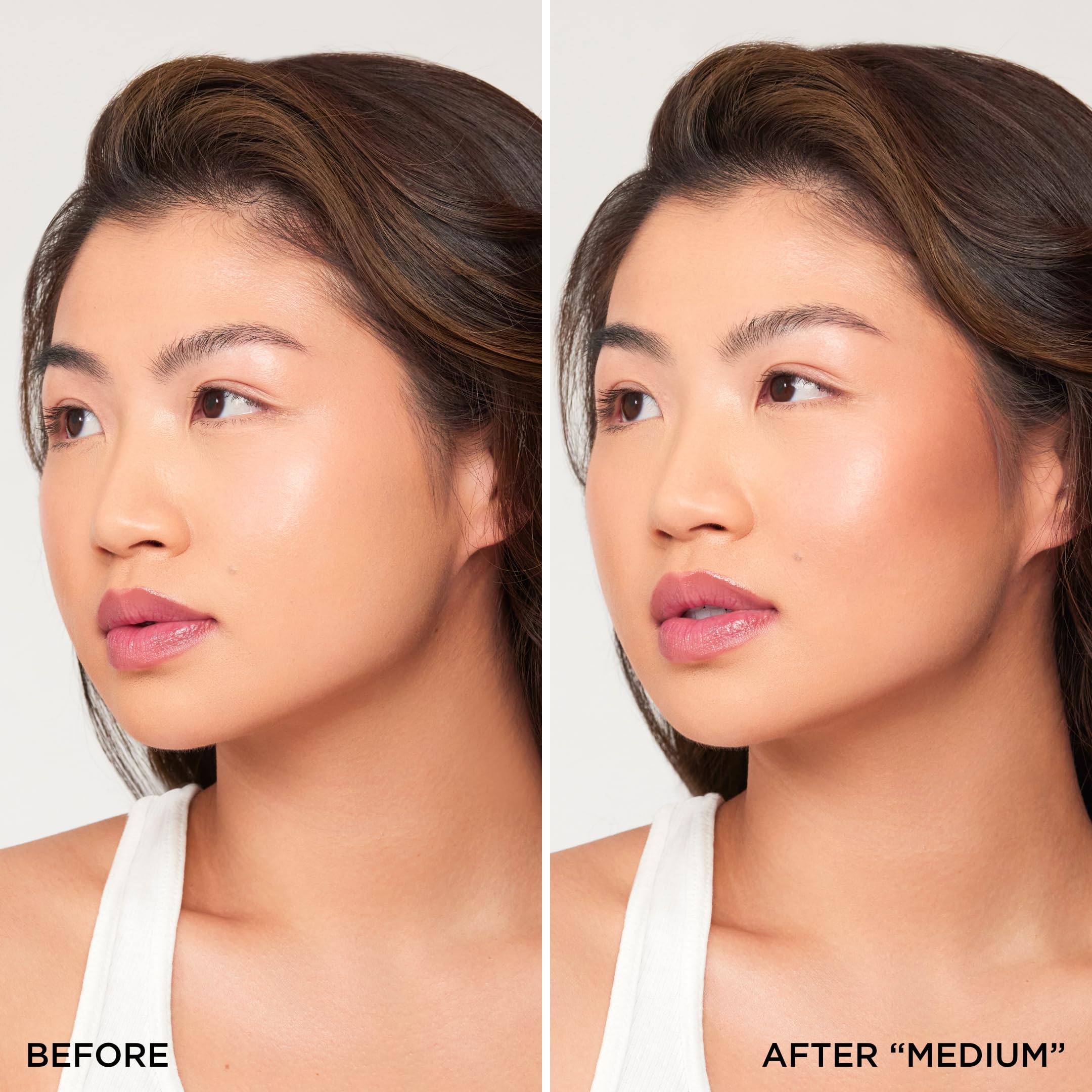 Re-sculpt - Polvo de contorno suavizante (mediano), ligero, sin apelmazamiento, nutritivo y suavizante de la piel, infundido con manteca de karité y agua de flor de manzanilla para calmar la 3