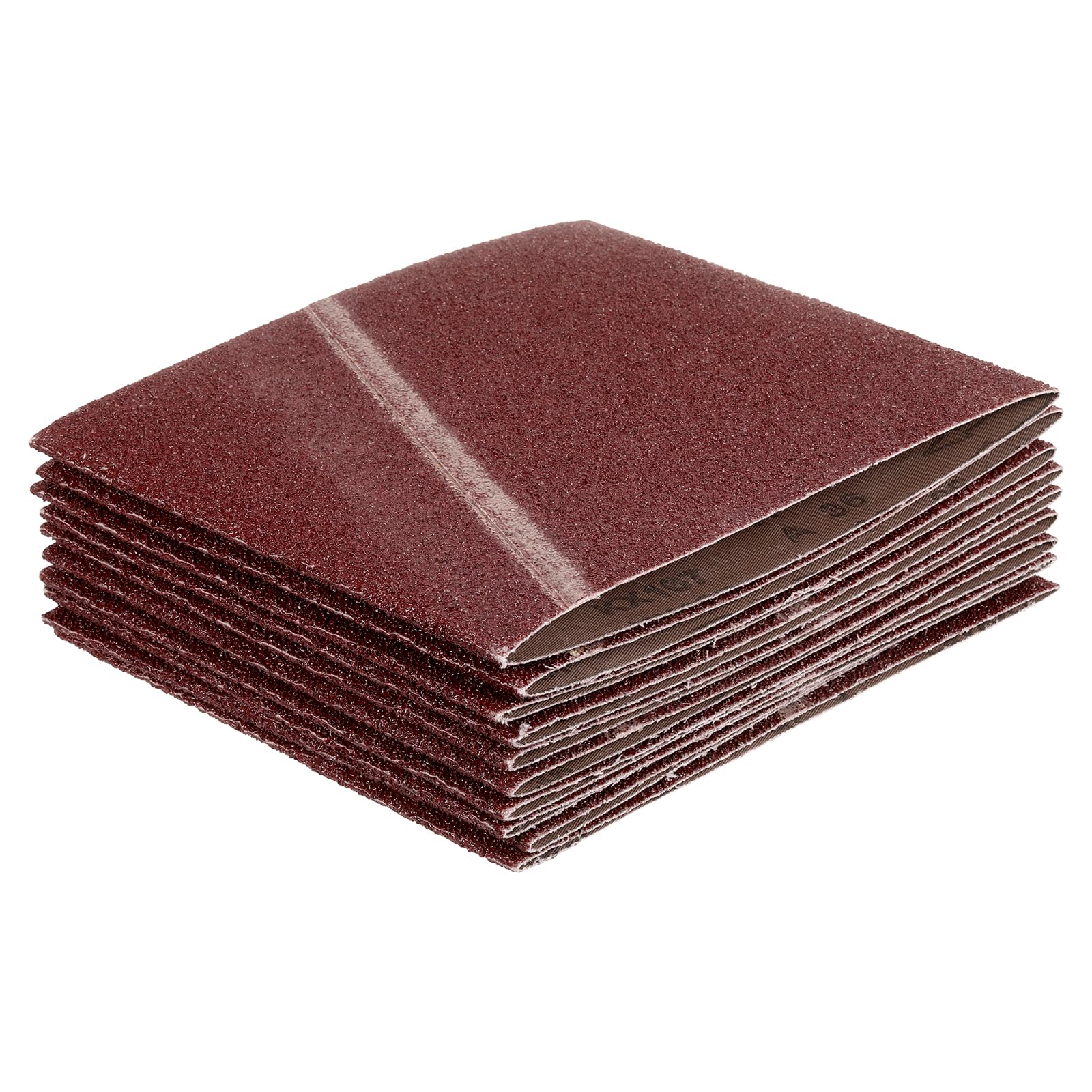 QUARKZMAN 203mm x 483mm Nastri Abrasivi, 10Pz 36 Grana Carta Vetrata per Levigatrice Ossido di Allumina Per Lavorazione Legno, Lucidatura Metalli, Affilatura Coltelli