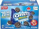 OREO Minis Chocolate Sandwich Cookies, Peanut-Free, Baked in Canada with Real Cocoa for Lunches and Party Favours, 20 Snack Packs, 500g
