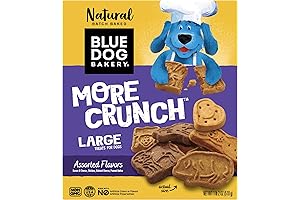 Blue Dog Bakery Natural Large Dog Biscuits, Big Crunchy Dog Snacks