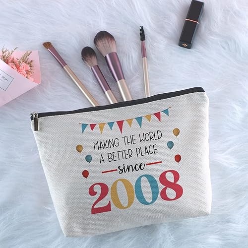 Miniatura 2 de Yegifeyct Regalos de cumpleaños para niños de 15 años, bolsa de maquillaje de viaje, regalos de cumpleaños de 15 para hija, sobrina, regalos de