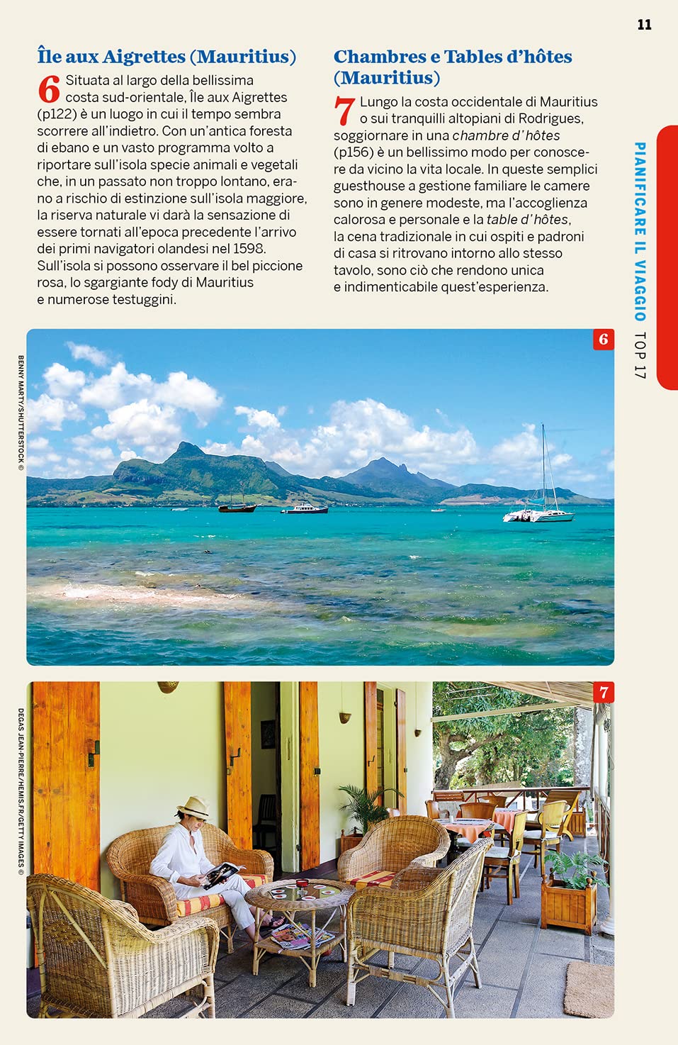 Mauritius, Réunion e Seychelles