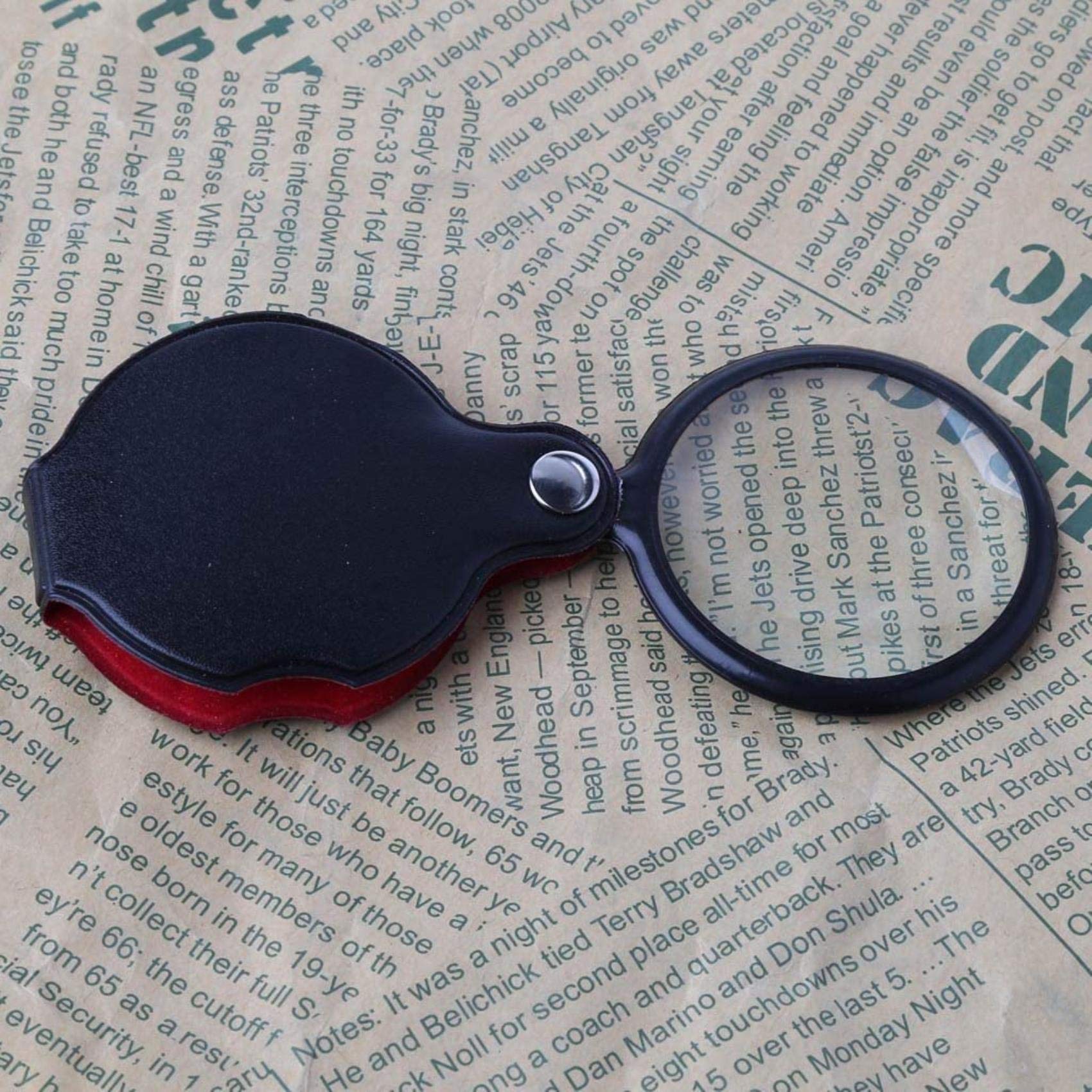 Lupa składana kieszonkowa 8X 50 mm Lupa powiększająca do oczu