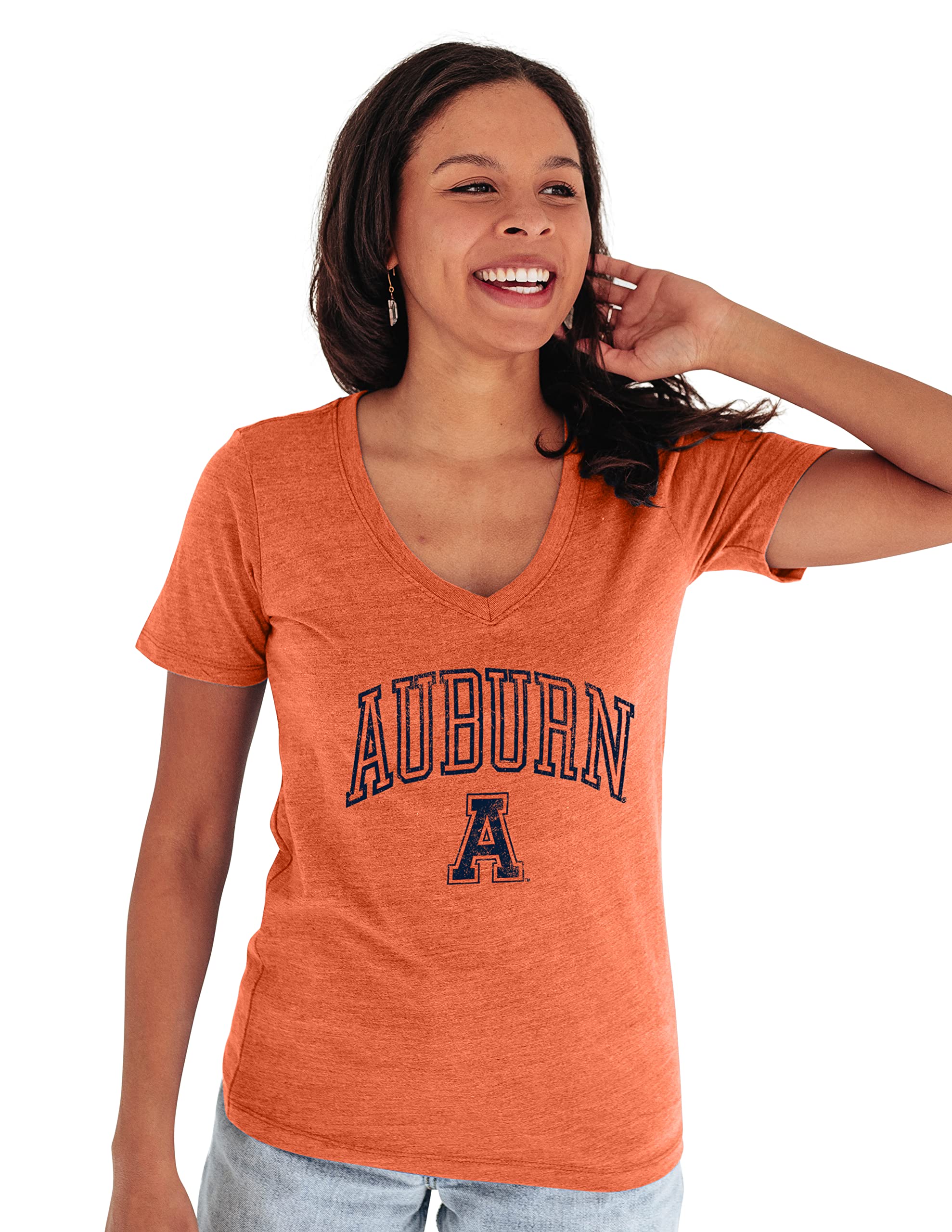 Blue 84 Damen Tri-Blend Vintage T-Shirt