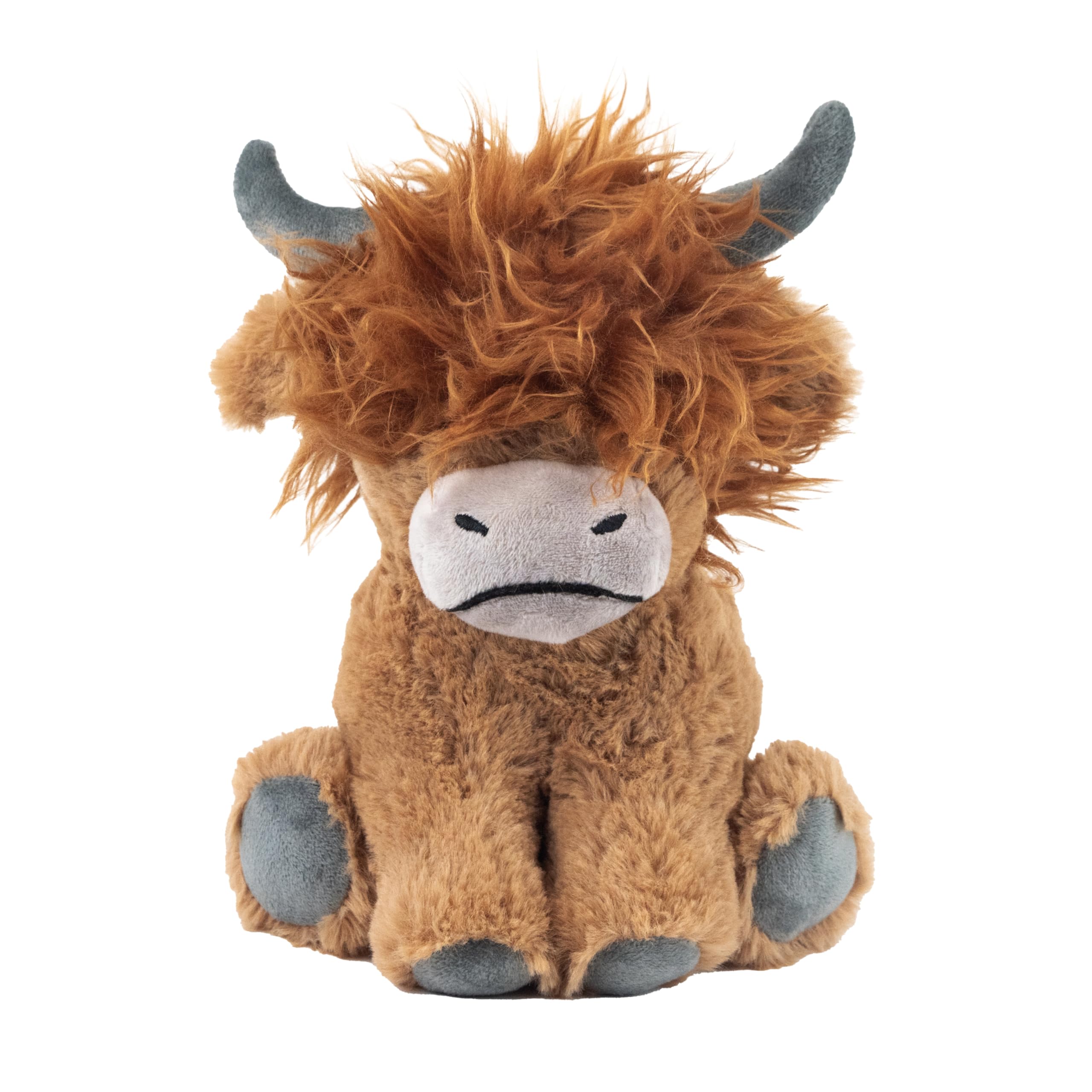 Webbox Hamish the Highland Cow - Plush, Squeaky & Super Soft Dog Toy