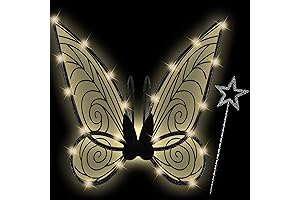 Enchanting Fairy Wings for Luminous Nights - Light Up Cosplay Wings for Adults