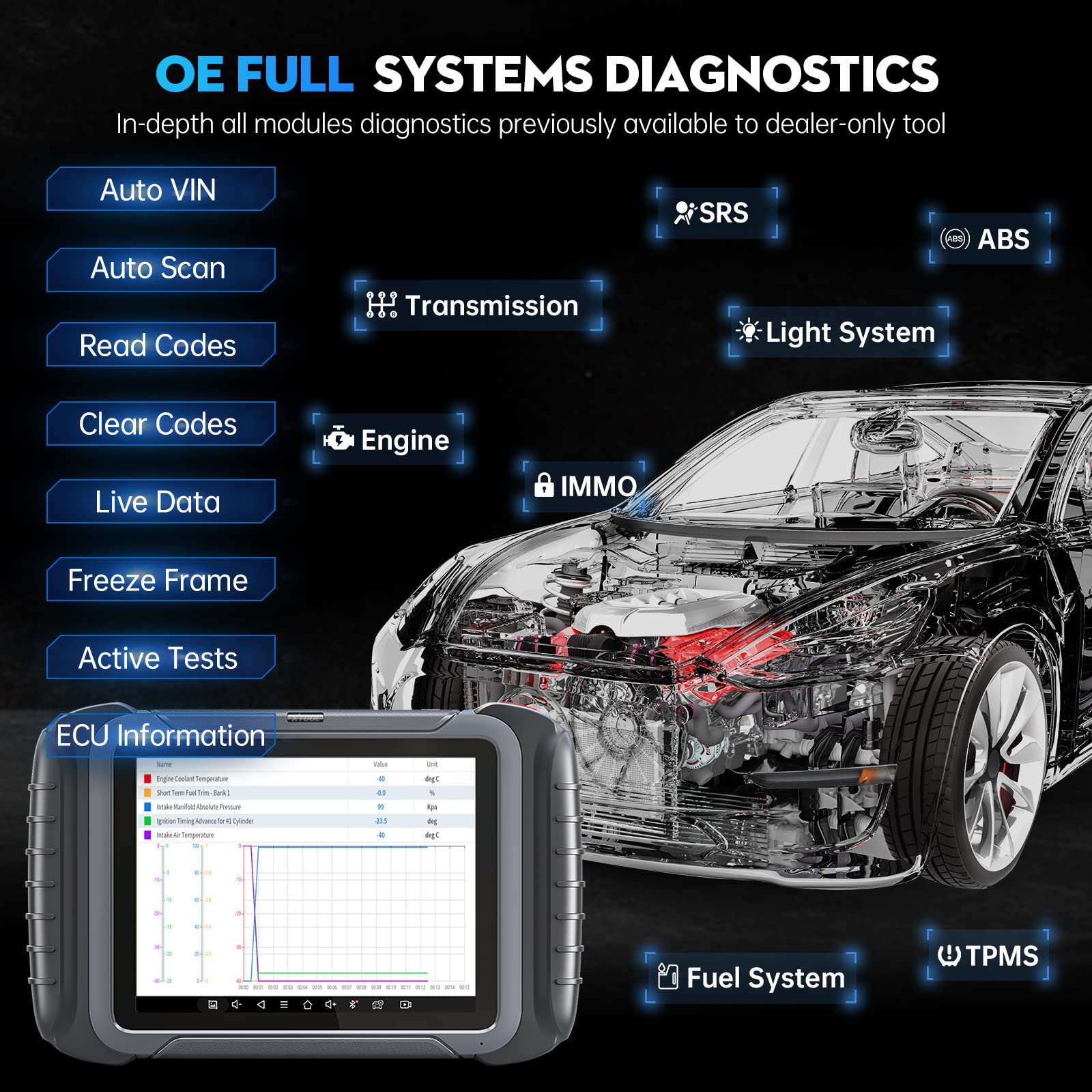 Buy XTOOL D8 Diagnostic Scan Tool, 2022 Newest, ECU Coding, 31+ Resets