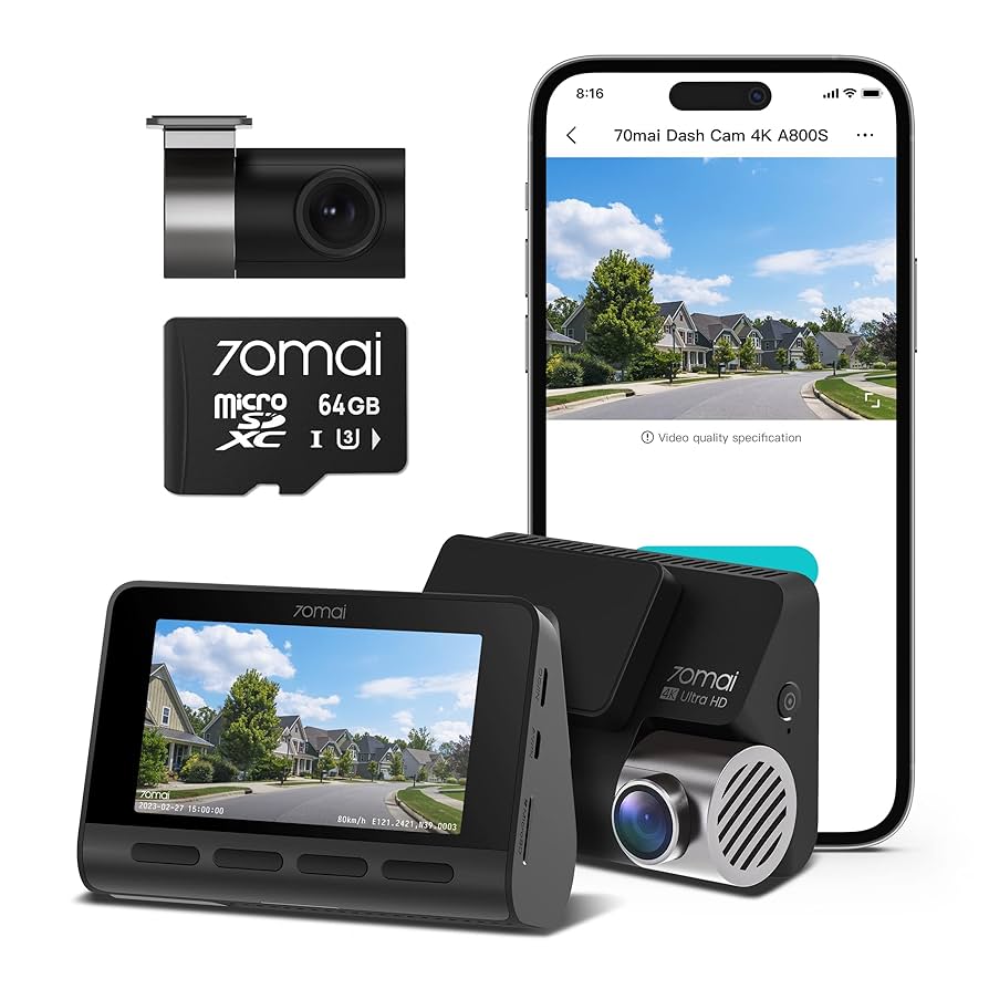 チ*ク様 70mai Dash Cam Omni 希少【128GB】 新品未使用 Amazon.com: 70mai Dual Dash Cam Front and Rear 4K, Car