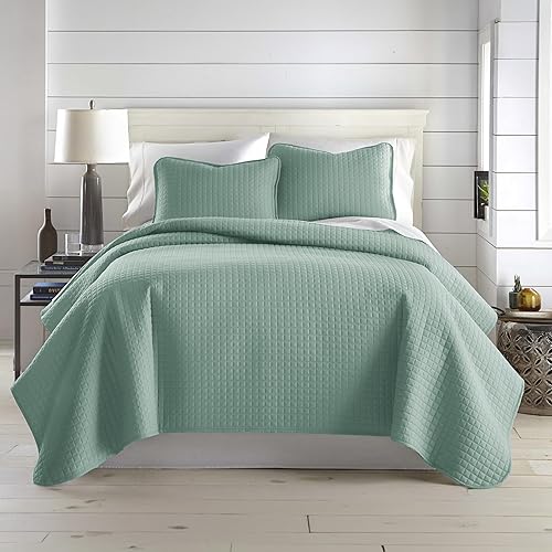 Miniatura 57 de Southshore - Juego de ropa de cama de microfibra, estampado 01-Blanco,02 - Hueso,2-02 - Hueso,03 - Azul,04 - Gris,05 - Azul oscuro,10 - gris pardo