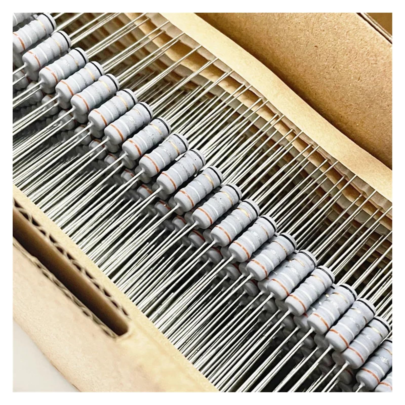 50PCS Wire Fuse Wirewound Resistor Fuse Resistance 1W 0.1 0.15 0.22 0.33 0.47 0.5 1 1.5 2.2 3.3 4.7 5.1 10 20 47 68 100 200Ohm(20R)