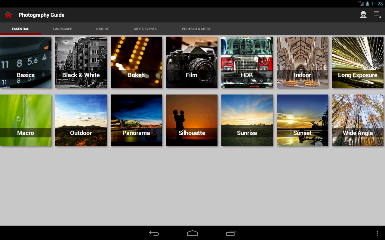 DSLR Photography Guide - App on Amazon Appstore