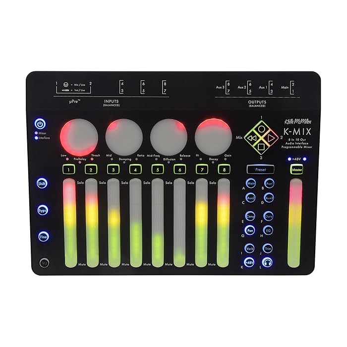 Buy KMix Compact 8Channel Digital Mixer with Effects and Multi
