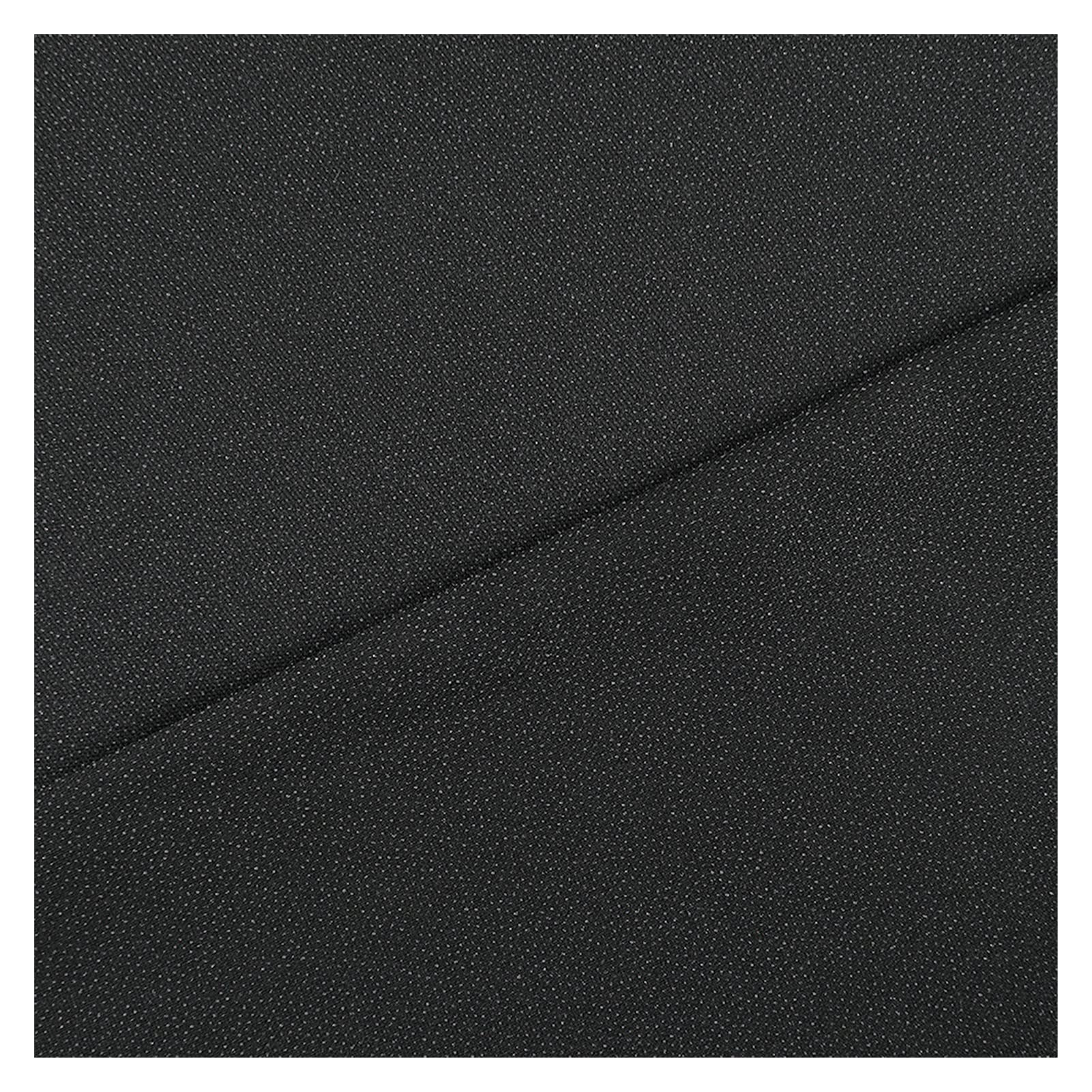 Entretela Fusible 50D Full Poliéster Hard Hard Hand Vascosas Revestimiento Textilled Accesorios Accesorios Ropa de Tela (Color : Black)