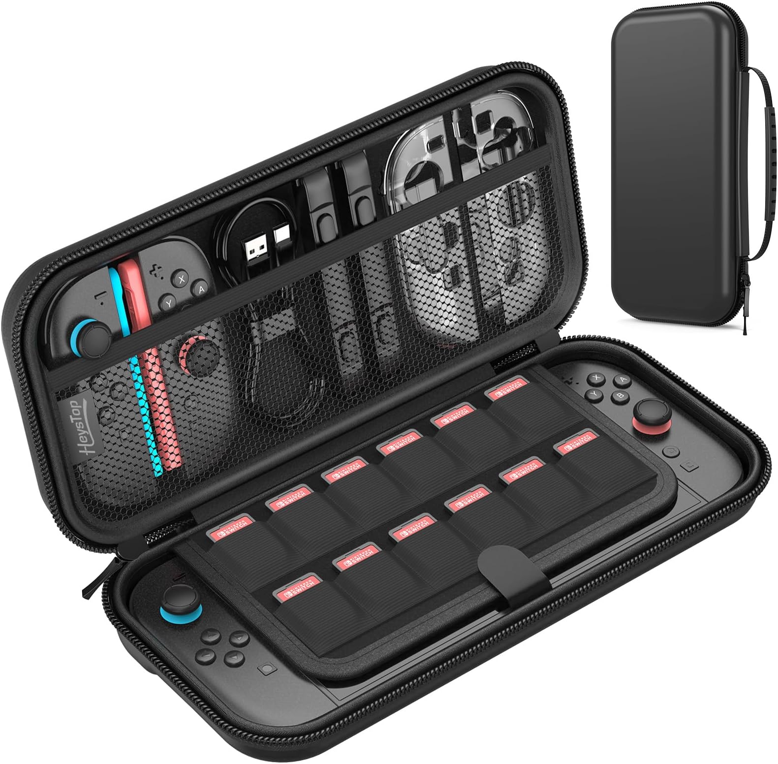 HEYSTOP Carrying Case for Nintendo Switch 2, Water-Resistant Hard Shell