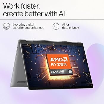 HP Envy x360, Enhanced by AI, AMD Ryzen 5 8640HS, 14-inch (35.6 cm