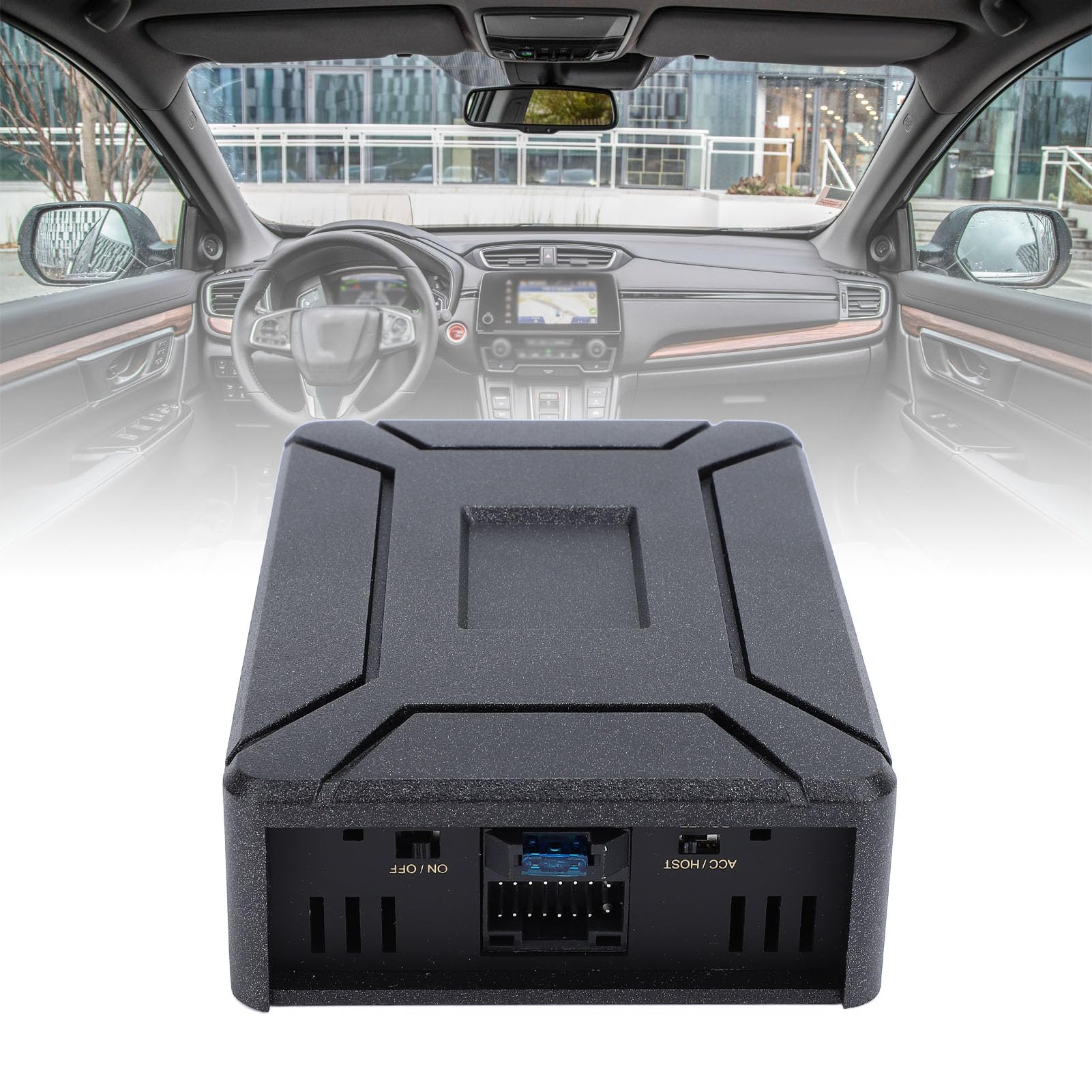 Caja amplificadora DSP de navegación, altavoz host estéreo para coche, amplificador DSP, actualización de sonido de alta potencia para Radio Android, subwoofer Supergraves (Type B(12x8.1x6cm /