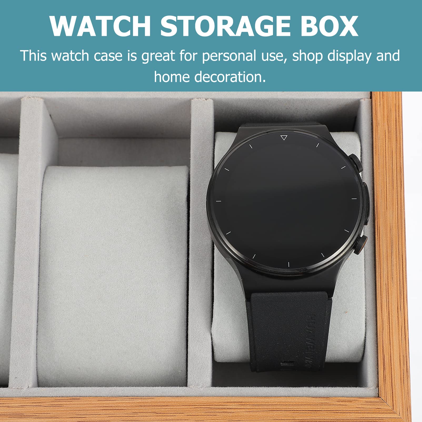 ibasenice 24 Cajas Almacenamiento De Relojes De Madera Exhibición De Escaparate De Pulsera Pulseras De Brazalete Para Mujer Reloj Organizador Caja De Reloj Señoras Pulseras Cajón Hombre Moda