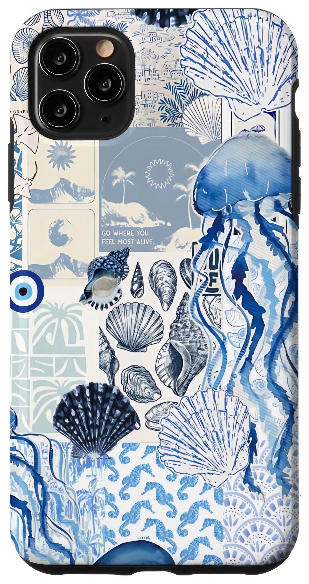 Coastal Granddaughter Aesthetic Preppy Seashell Ocean Case for iPhone 11 Pro Max