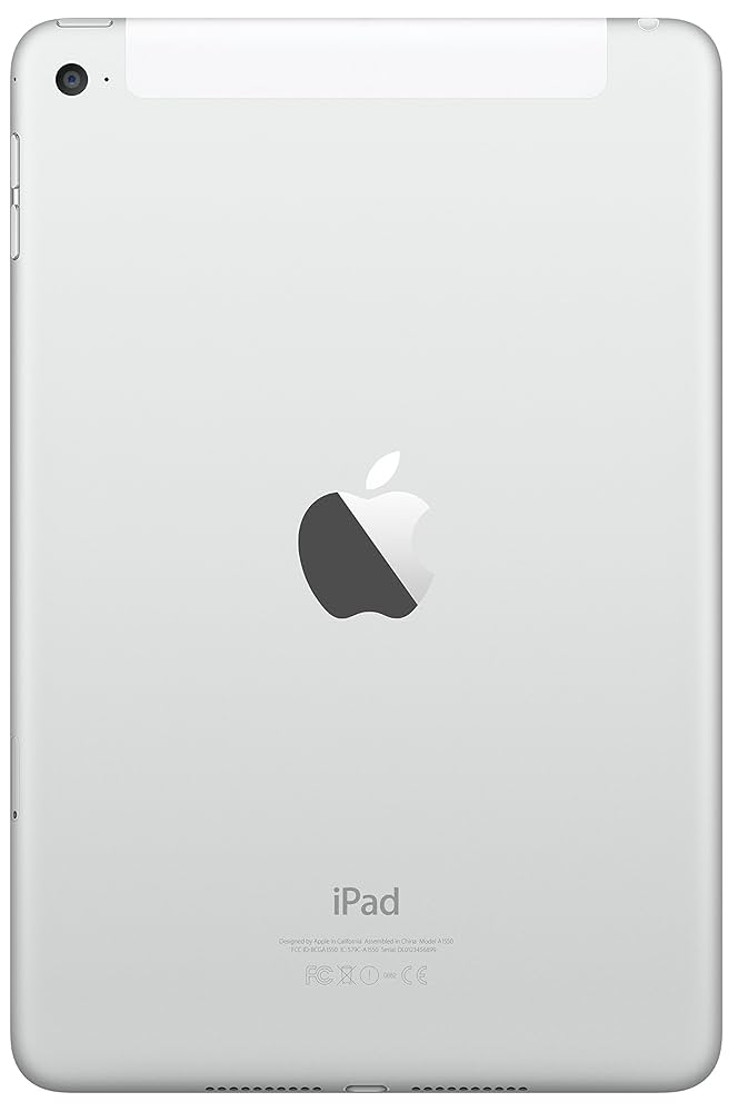 Apple iPad Mini 4, 64 GB, Prata - WiFi + Celular (Renovado