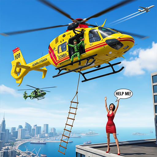 Flying Helicopter Rescue Flight Simulator Games 2026 - App on Amazon ...