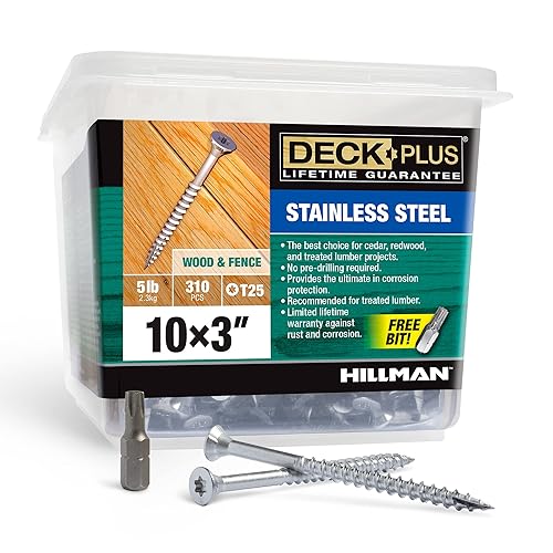 Vista 169 de Cubierta de tornillos HILLMAN FASTENERS 48419 5 LB 3x10