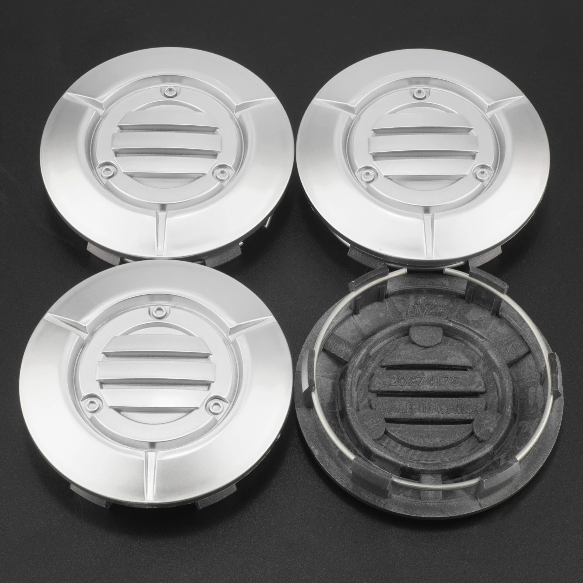 Lot de 4 Cache-moyeux de Roue OD 83 mm/3,27" ID 76 mm/2,99", pour Suburban Silverado Escalade 2005-2013#15766002#88963143