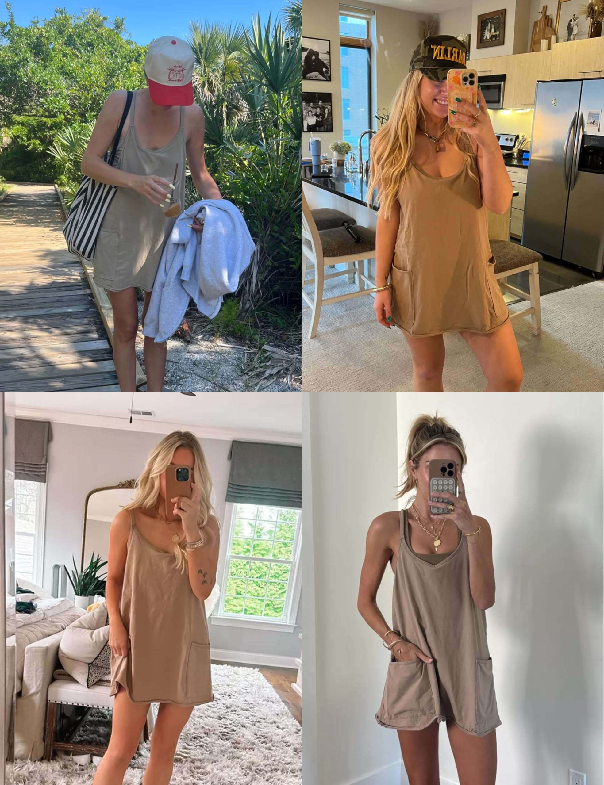 Vestido deportivo sin mangas para mujer, minivestido con tirantes delgados y pantalones cortos