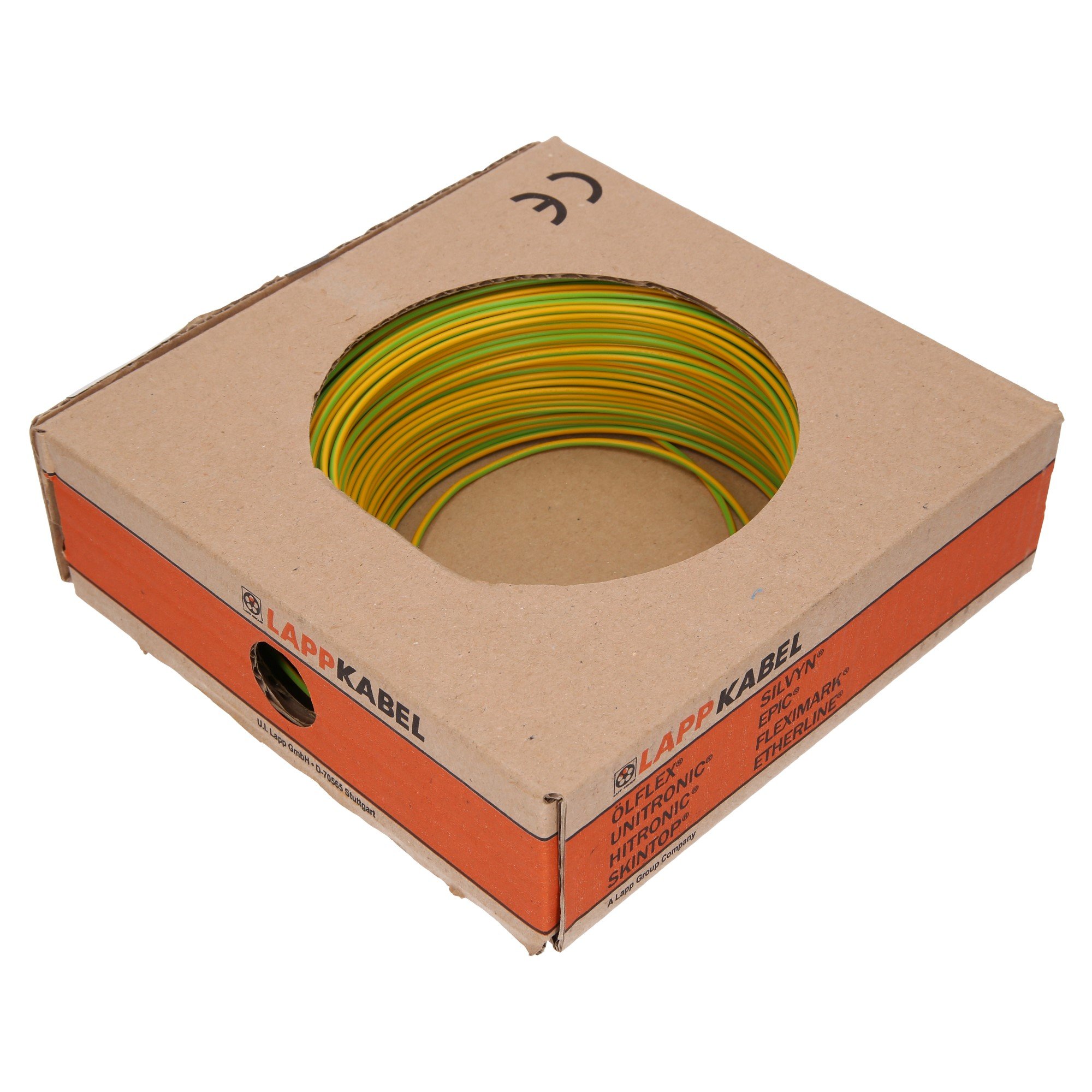 Lapp 4510003 H05 V di K 1 X 1,0 Verde/Giallo in Pvc – Cavo Unipolare
