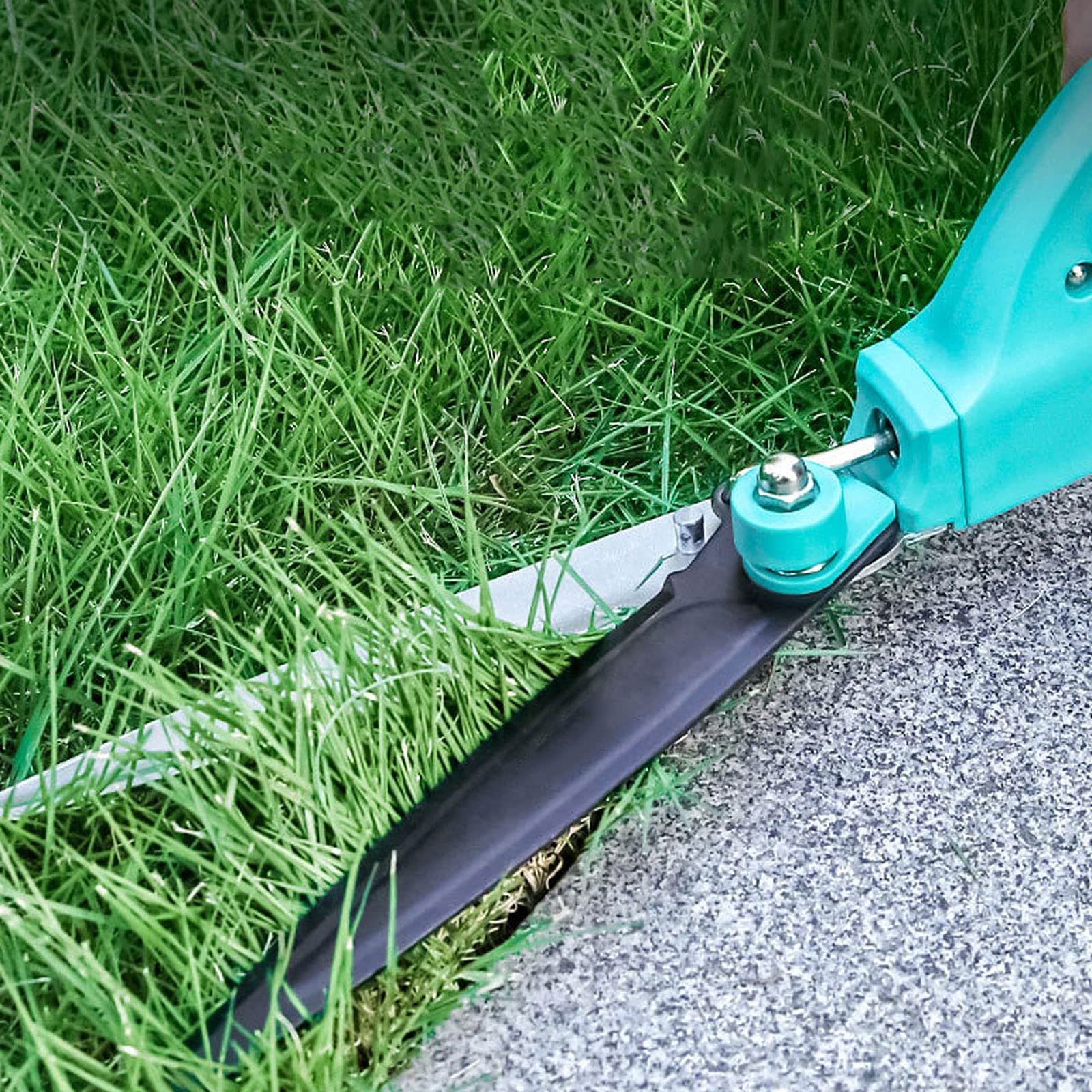 Cesoie da siepe da Giardino Attrezzi da Giardinaggio Lama Completamente temprata Rotante a 180 Gradi Tagliaerba Manuale Adatto per Tagliare Erba Varia e siepi Leggere