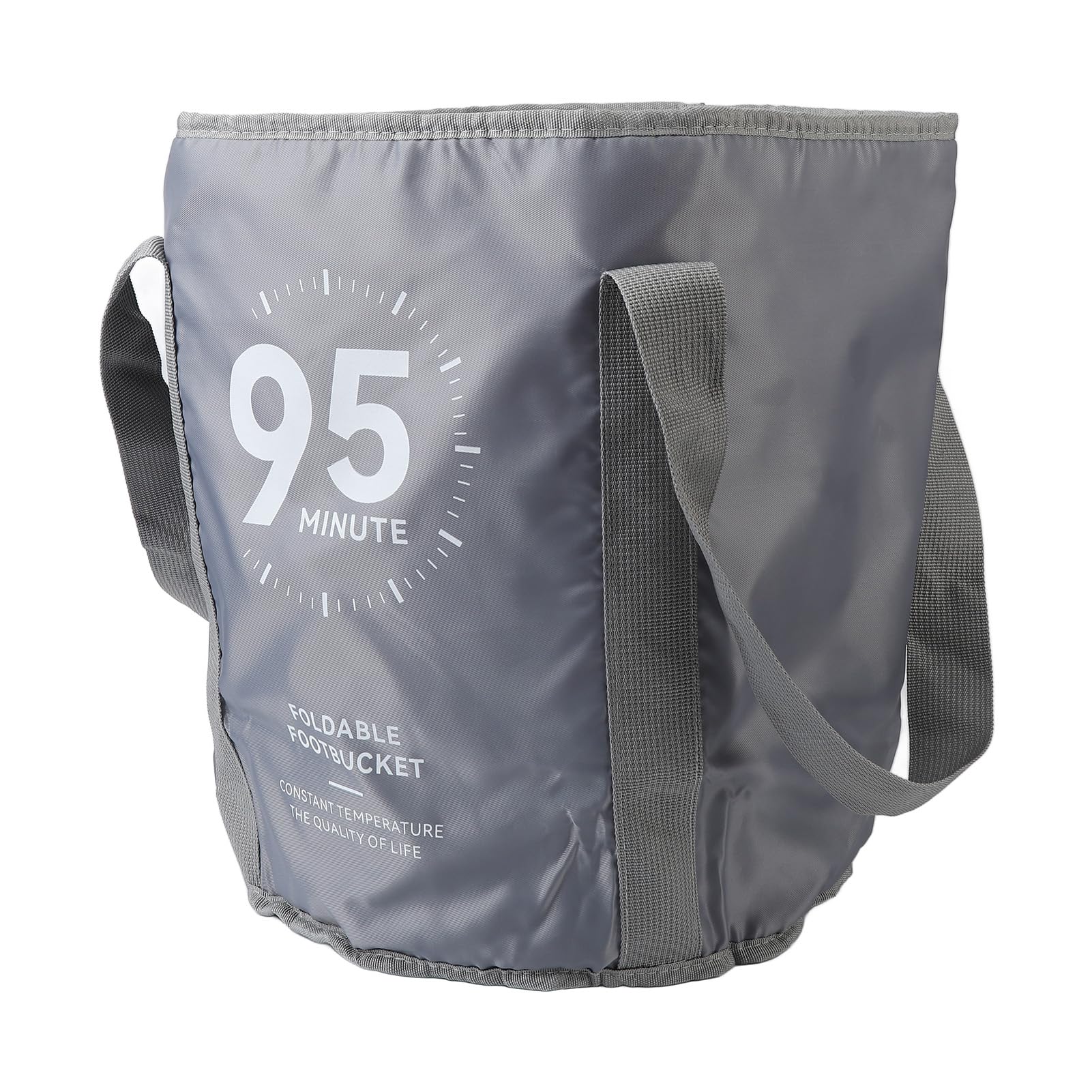 Foot Soaking Tub, Foot Bath Soak Tub for Large Feet Portable Foldable Foot SPA Soaking Tub Collapsible Foot Bath Basin for Home Travel (Gray)